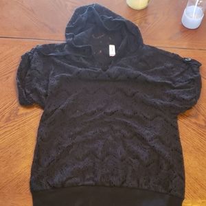 No boundaries  swim coverup black